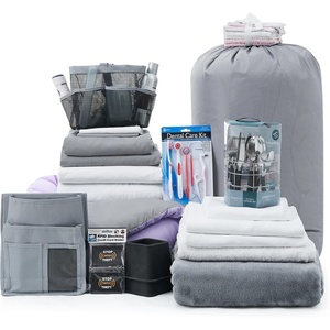 image:image44Piece Dorm Essentials Set  Twin XL Bedding amp Supplies Pack PurpleGray