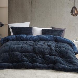 image:imageAre You Kidding Bare Coma Inducer King Oversized Comforter Nightfall Navy  Experience Coma Worthy Sleep with Fluffy Shaggy Plush Extra Large BeddingKing