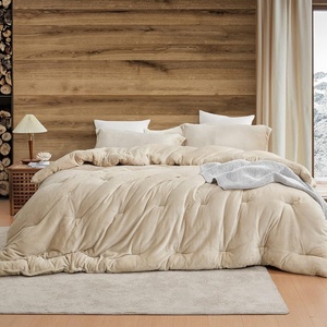 image:imageByourbed Thicker Than Thick Coma Inducer TPlush Filling Experience Coma Worthy Sleep with Cozy Thick Extra Large Beddingwin XL Oversized Comforter Set Birch BeigeQueen