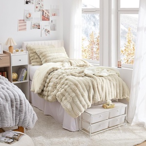 image:imageComa Inducer Chunky Bunny Peak of Cozy Twin XL Oversized Comforter Beige  Experience Coma Worthy Sleep with Plush Faux Fur Extra Large BeddingTwin XL