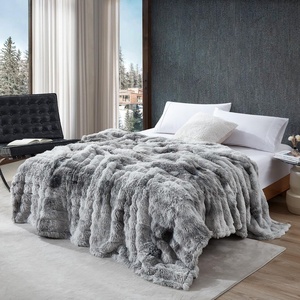 image:imageComa Inducer Snowball Chunky Bunny Twin XL Blanket  Monsoon GrayKing US Standard