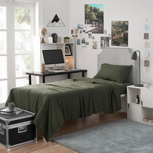 image:imageDark Sky Reserve  Bamlin Twin XL Sheet Set  Portugal Made  Hero GreenTwin XL