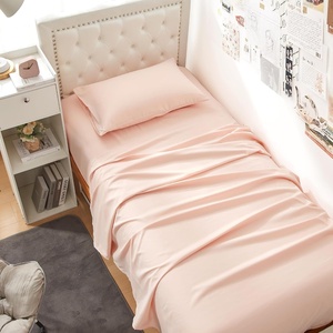 image:imageDorm Haul Comfy College Sheets  Twin XL Bedding Set  Heavenly PinkPale Dogwood