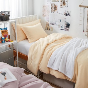 image:imageDorm Haul Cozy College Comforter Set  Twin XL Bedding  Antarctica GrayShortbread