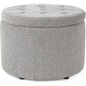 image:imageDormCo 2East  Storage Comfort Seat Ottoman  BrownWhiteBrown  White