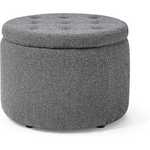 image:imageDormCo 2East  Storage Comfort Seat Ottoman  BrownWhiteDark Gray