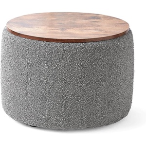 image:imageDormCo 2East  Storage Table Ottoman  Pure WhiteGray  White