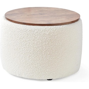 image:imageDormCo 2East  Storage Table Ottoman  Pure WhitePure White