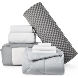 image:imageDormCo Basic Necessities Twin XL College Bedding Pack Glacier Gray Set