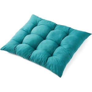 image:imageDormCo Rainha  Puffy Tufted Floor Pillow  Purple DuskEmerald Green