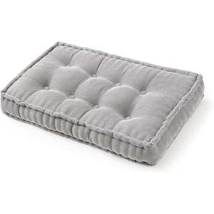 image:imageDormCo Rainha  Ultra Thick Tufted Floor Pillow  Dark BrownGray