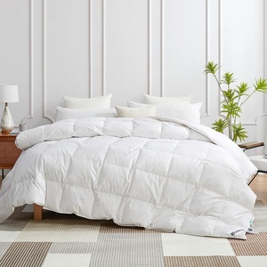 image:imageHGOOSE  Hungarian White Goose Down and Feather Twin Oversized Comforter  Experience Coma Worthy Sleep with High Quality BeddingQueen