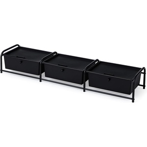 image:imageSuprima Underbed Storage  Lidded 3 Section  WhiteBlack