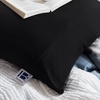 image:imageBetter Than Butter  Coma Inducer Standard Pillowcase 2Pack  BlackKing Shams