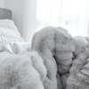 image:imageComa Inducer Chunky Bunny Peak of Cozy Oversized Twin Comforter  Cozy GrayTwin XL