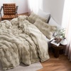 image:imageComa Inducer Snowball Giant Oversized Twin Comforter Set  French OakQueen