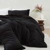 image:imageComa Inducer Thicker Than Thick Oversized Twin Comforter Set  Standard Plush Filling  Real BlackAlaskan King