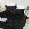 image:imageComa Inducer Thicker Than Thick Oversized Twin Comforter Set  Standard Plush Filling  Real BlackQueen
