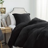 image:imageComa Inducer Thicker Than Thick Oversized Twin Comforter Set  Standard Plush Filling  Real BlackTwin XL