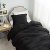 image:imageComa Inducer Thicker Than Thick Oversized Twin Comforter Set  Standard Plush Filling  Real BlackTwin XL