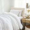 image:imageComa Inducer Thicker Than Thick Oversized Twin Comforter Set  Standard Plush Filling  Real WhiteTwin XL