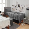 image:imageDorm Haul Comfy College Sheets  Twin XL Bedding Set  Antarctica GrayGranite Gray