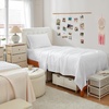 image:imageDorm Haul Comfy College Sheets  Twin XL Bedding Set  Antarctica GrayWhite