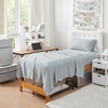 image:imageSnorze Cloud Sheet Set  Coma Inducer Ultra Cozy  Twin XL Glacier GrayTwin XL