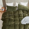 image:imageThicker Than Thick Coma Inducer Twin Oversized Comforter Set  Winter MossKing