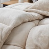 image:imageThicker Than Thick Coma Inducer Twin XL Oversized Comforter Set Birch BeigeTwin XL
