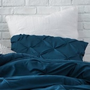 image:imageByourbed Yucca Pin Tuck Standard Sham 2PackNightfall Navy