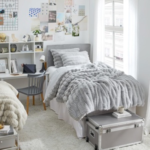 image:imageComa Inducer Chunky Bunny Peak of Cozy Oversized Twin Comforter  Cozy GrayTwin XL