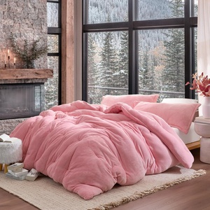image:imageComa Inducer Thicker Than Thick Oversized Twin Comforter Set  Standard Plush Filling  Cool PinkAlaskan King
