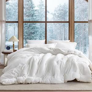 image:imageComa Inducer Thicker Than Thick Oversized Twin Comforter Set  Standard Plush Filling  Real WhiteQueen