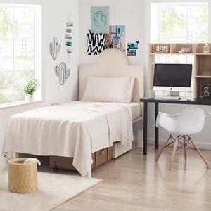 image:imageDark Sky Reserve  Bamlin Twin XL Sheet Set  Portugal Made  Creamy BeigeTwin XL