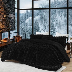 image:imageSnowball Chunky Bunny  Coma Inducer Twin Oversized Comforter Set  BlackQueen