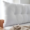image:imageDormCo Rainha  Plush Tufted College Headboard  White