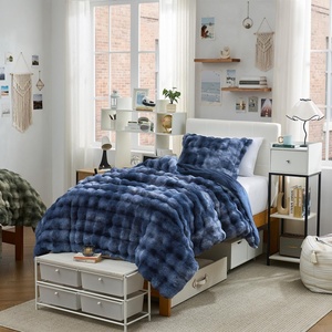 image:imageComa Inducer Snowball Chunky Bunny Oversized Twin Comforter Set  ICY BlueTwin XL