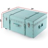 image:imageDormCo Texture Brand Trunk  Vibrant Aqua Ostrich
