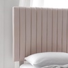 image:imageDormCo Tavira Allure College Dorm Headboard  Classic Panel  Velvety Pink