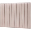 image:imageDormCo Tavira Allure College Dorm Headboard  Classic Panel  Velvety Pink