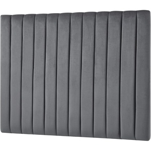image:imageDormCo Tavira Allure College Dorm Headboard  Classic Panel  Velvety Charcoal Gray  Essential Dorm Supplies for College Freshmen Necessities